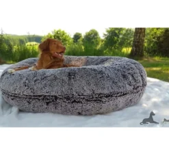 Bessie and Barnie Hondenmand Bagel Frosted Willow- Kunststof Hondenmand