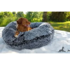Bessie and Barnie Hondenmand Bagel Midnight Frost- Kunststof Hondenmand