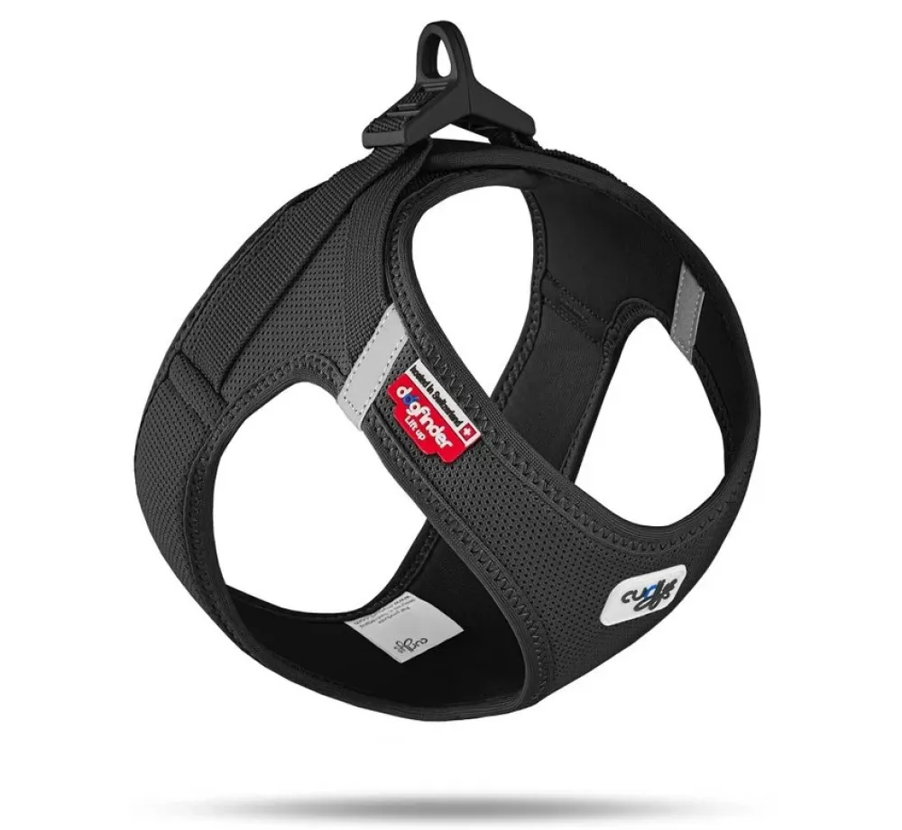 Curli Hondentuig Clasp Vest Harness Zwart- Puppy Tuig & Puppy Harnas