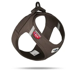 Curli Hondentuig Clasp Vest Harness Bruin- Puppy Tuig & Puppy Harnas