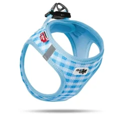 Curli Puppy Tuig & Riem Air Mesh Blauw- Puppy Tuig & Puppy Harnas