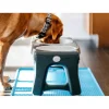 Dexas Adjustable Height Pet Feeder Light Grey- Voerbak En Drinkbak