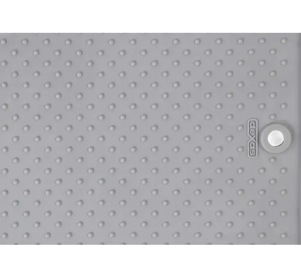 Dexas Onderlegger Pet Bowl Grippmat Light Grey- Voerbakken