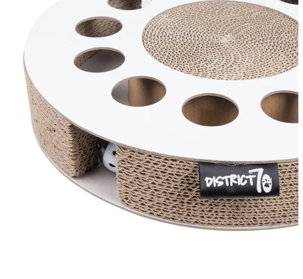 District70 District 70 Kattenspeelgoed Whirl Wit- Kattenspeelgoed