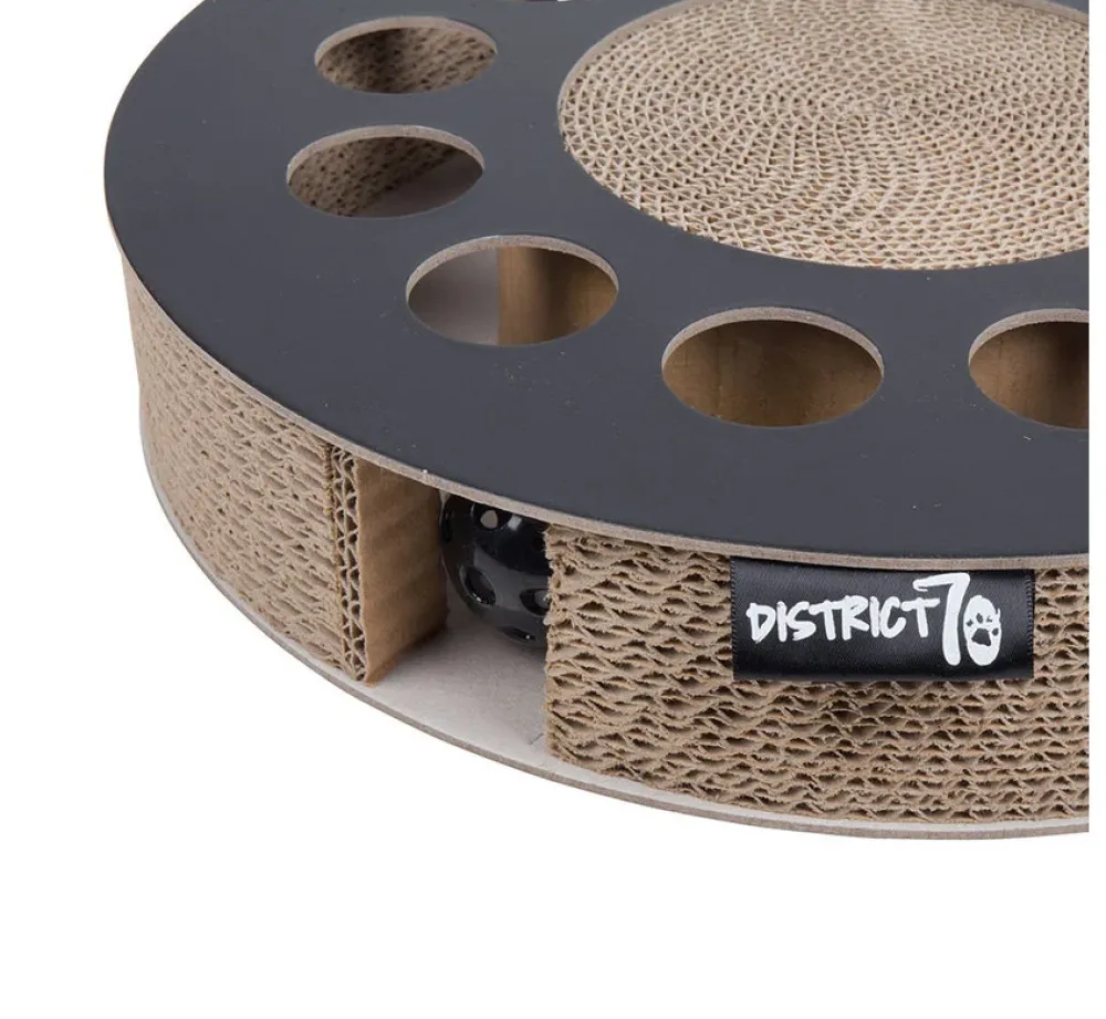 District70 District 70 Kattenspeelgoed Whirl Zwart- Kattenspeelgoed