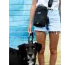 DOOG Cross Body Tas Walkie Bag Neosport Zwart- Beloningszakje