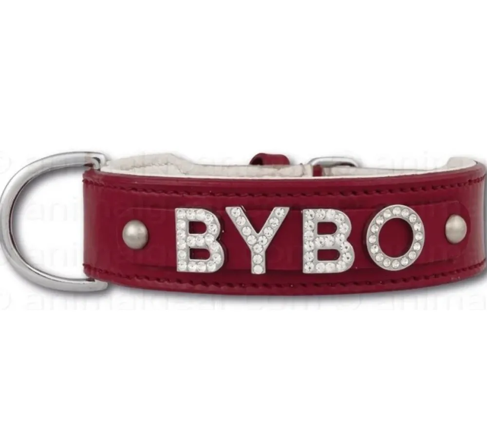 Doxtasy Hondenhalsband Met Naam Medium Red- Hondenhalsband