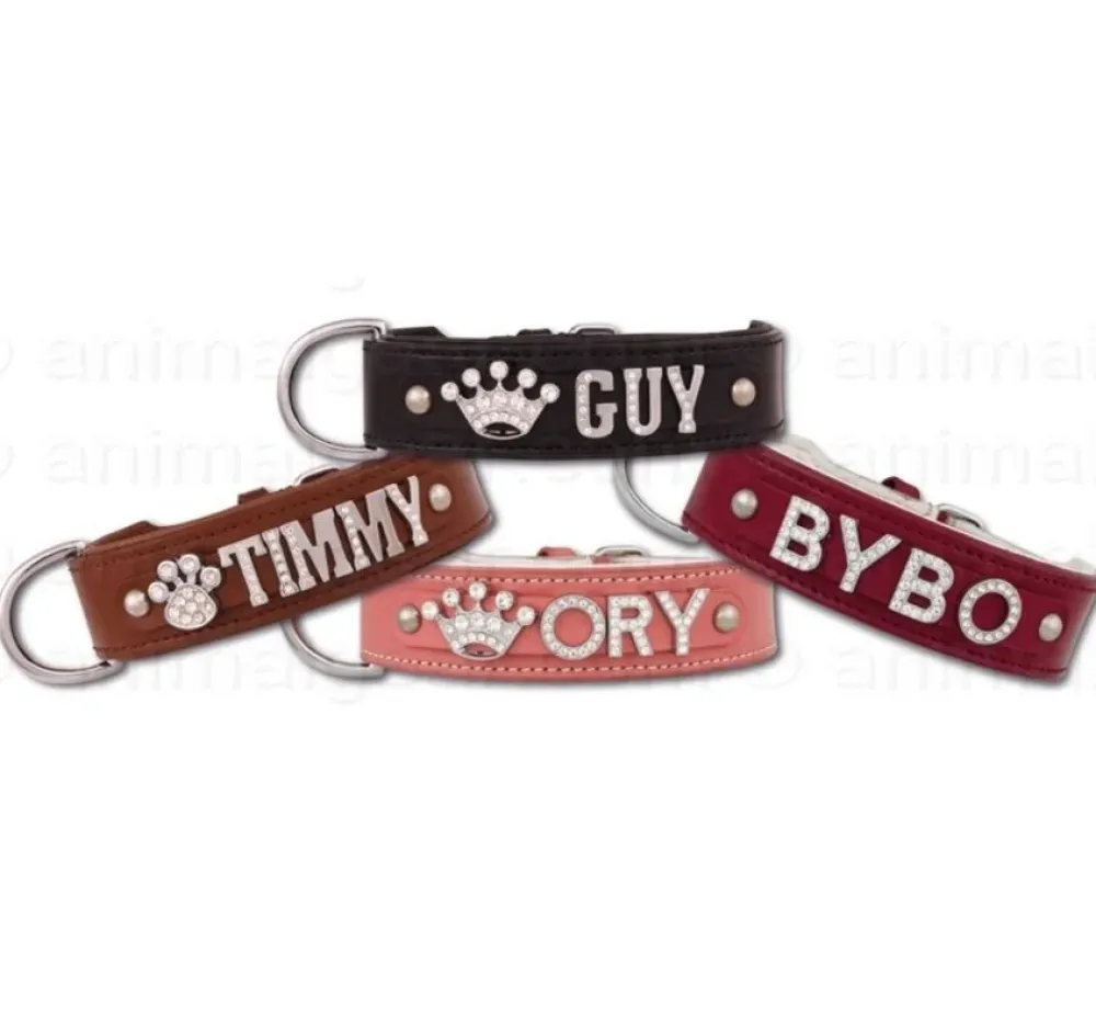 Doxtasy Hondenhalsband Met Naam Medium Red- Hondenhalsband
