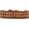 Doxtasy Hondenhalsband Swarovski Extreme Brown 30 Mm- Hondenhalsband