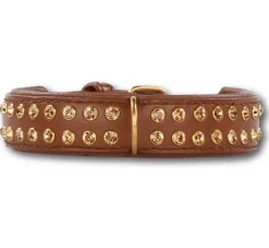 Doxtasy Hondenhalsband Swarovski Extreme Brown 30 Mm- Hondenhalsband