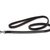 Doxtasy Hondenriem Swarovski Extreme Black- Leren Hondenriem