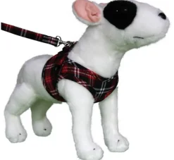 Doxtasy Hondentuig Comfy Harnass Scottish Black- Puppy Tuig & Puppy Harnas