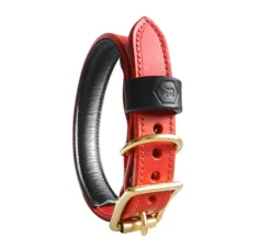 Houndworthy Hondenhalsband Bridle Leather Oxblood Red- Hondenhalsband