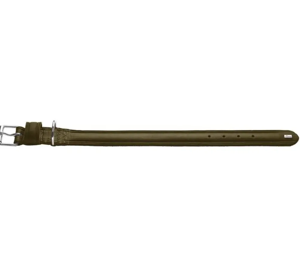 Hunter Hondenhalsband Aalborg Rustica Olive- Hondenhalsband