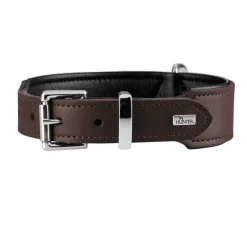 Hunter Hondenhalsband Basic Bruin- Hondenhalsband