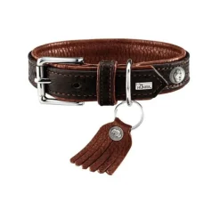 Hunter Hondenhalsband Cody Donkerbruin- Hondenhalsband