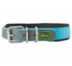 Hunter Hondenhalsband Convenience Comfort Turquoise- Hondenhalsband