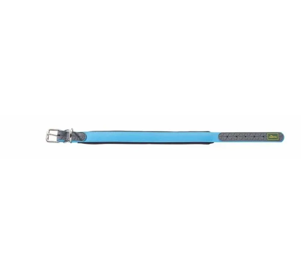 Hunter Hondenhalsband Convenience Comfort Turquoise- Hondenhalsband