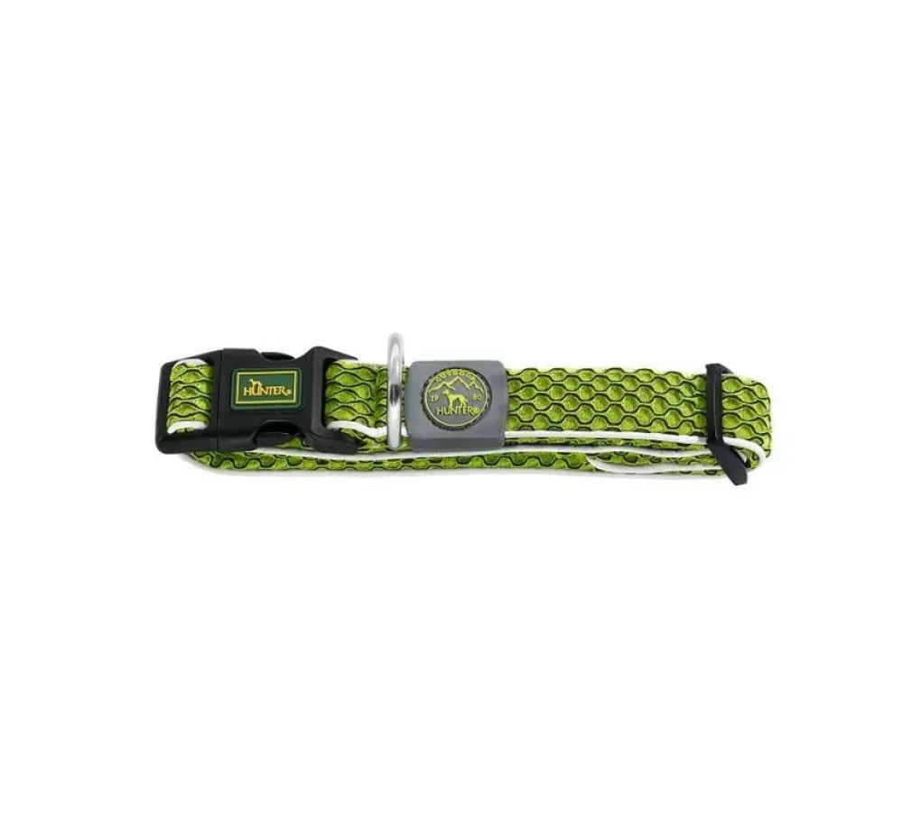 Hunter Hondenhalsband Hilo Vario Basic Lime- Hondenhalsband