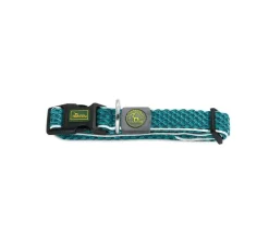 Hunter Hondenhalsband Hilo Vario Basic Turquoise- Hondenhalsband