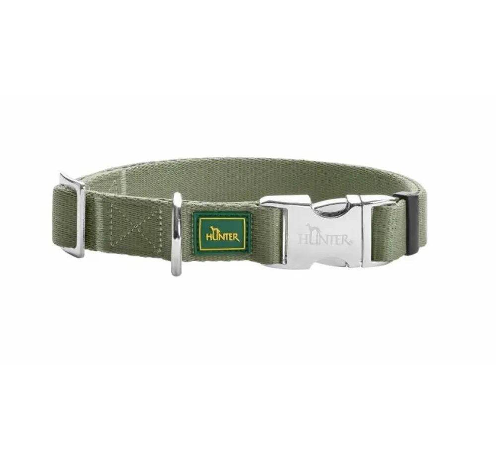 Hunter Hondenhalsband Inari Alu Strong Pastel Groen- Hondenhalsband