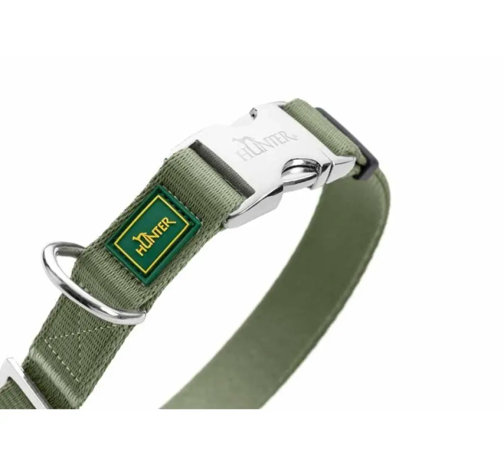 Hunter Hondenhalsband Inari Alu Strong Pastel Groen- Hondenhalsband