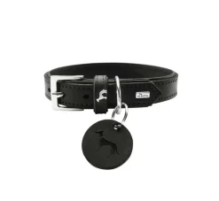 Hunter Hondenhalsband Larvik Zwart- Hondenhalsband