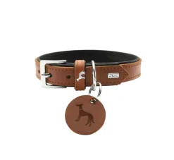 Hunter Hondenhalsband Larvik Cognac- Hondenhalsband