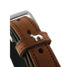 Hunter Hondenhalsband Larvik Cognac- Hondenhalsband