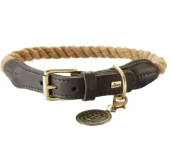 Hunter Hondenhalsband List Beige- Hondenhalsband