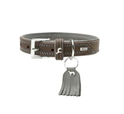 Hunter Hondenhalsband Lucca Walnoot- Hondenhalsband