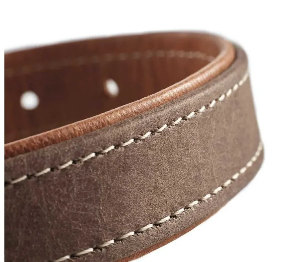 Hunter Hondenhalsband Porto Bruin- Hondenhalsband