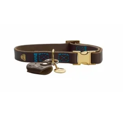 Hunter Hondenhalsband Sansibar Donkerbruin- Hondenhalsband