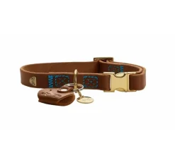 Hunter Hondenhalsband Sansibar Cognac- Hondenhalsband