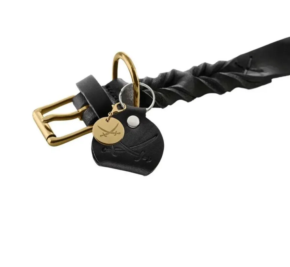 Hunter Hondenhalsband Sansibar Solid Zwart- Hondenhalsband
