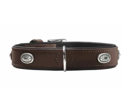 Hunter Hondenhalsband Softie Bruin- Hondenhalsband