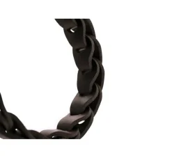 Hunter Hondenhalsband Solid Education Chain Donkerbruin- Hondenhalsband