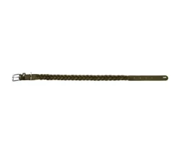 Hunter Hondenhalsband Solid Education Olive- Hondenhalsband