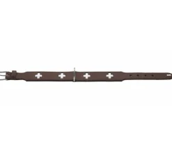 Hunter Hondenhalsband Swiss Bruin- Hondenhalsband