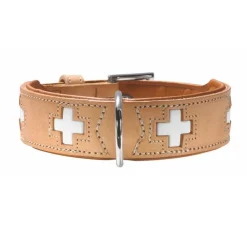 Hunter Hondenhalsband Swiss Beige- Hondenhalsband