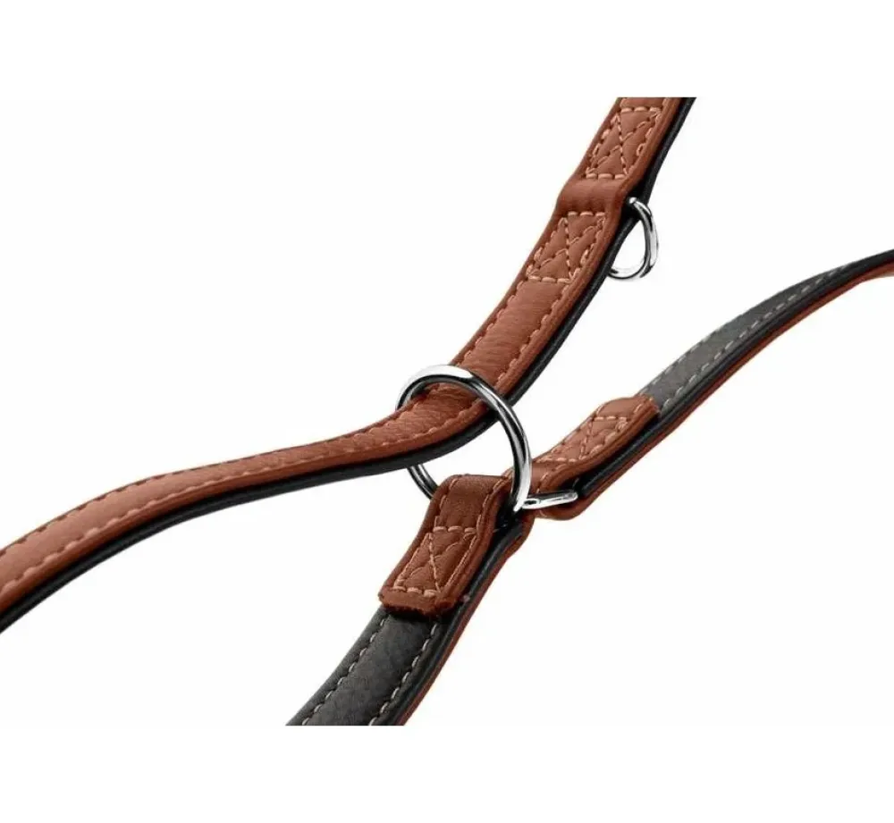 Hunter Hondenriem Canadian Up Cognac / Zwart- Hunter Hondenriem