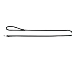 Hunter Hondenriem Petit Zwart- Leren Hondenriem