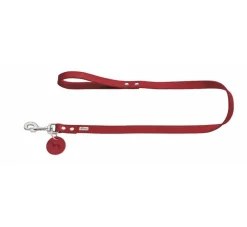 Hunter Hondenriem Rood Leer- Hunter Hondenriem