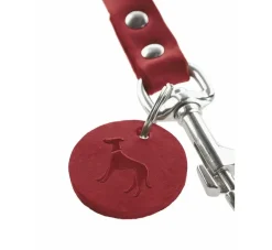 Hunter Hondenriem Rood Leer- Hunter Hondenriem