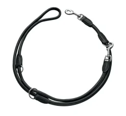 Hunter Hondenriem Round & Soft Zwart- Hunter Hondenriem
