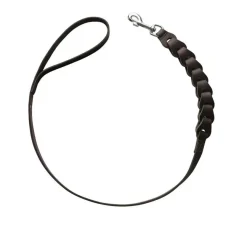 Hunter Hondenriem Solid Education Chain Donkerbruin- Hunter Hondenriem