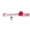 Hunter Kattenhalsband Cotton Stripes Roze- Kattenhalsband