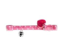 Hunter Kattenhalsband Glossy Dots Roze- Kattenhalsband