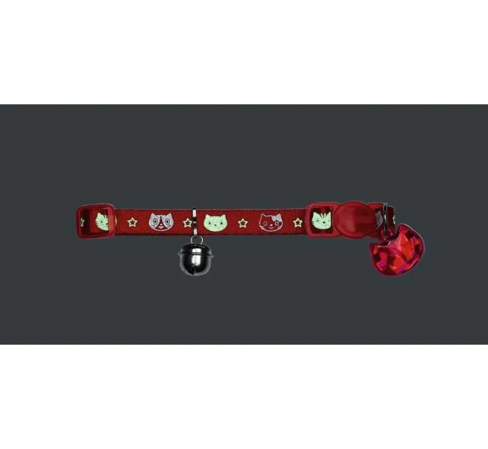 Hunter Kattenhalsband Krokom Rood- Kattenhalsband