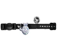 Hunter Kattenhalsband Modern Art Zwart- Kattenhalsband